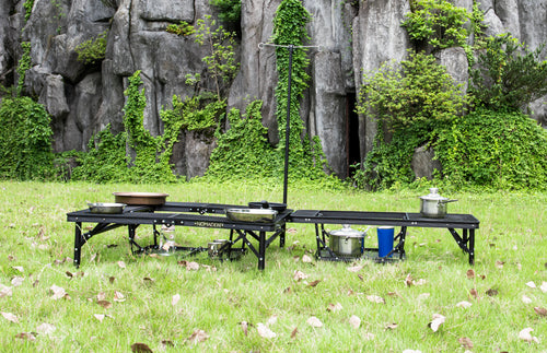 garden folding table for BBQ